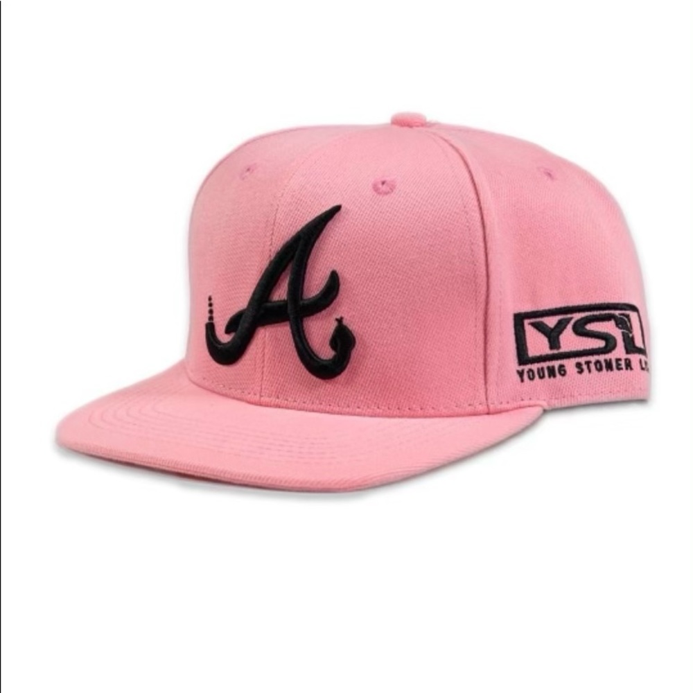 Limited addition RARE YSL ATLANTA snap back hat.
